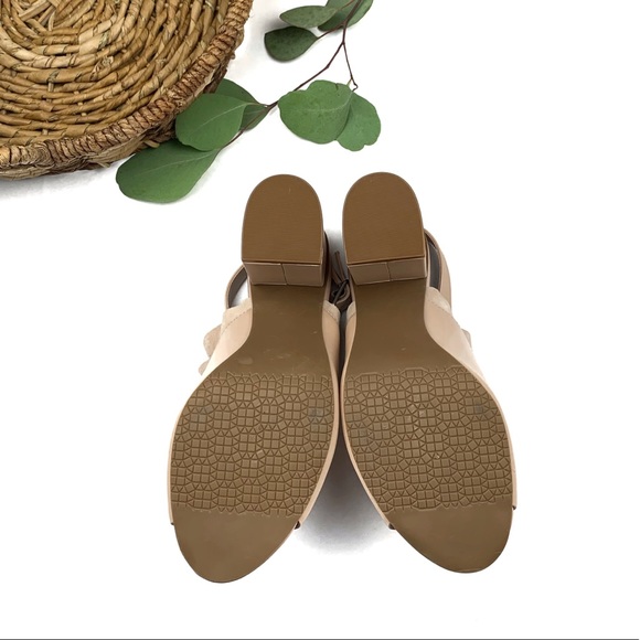 14th & Union Chunky Heel Blush Leather Mules - Picture 6 of 10